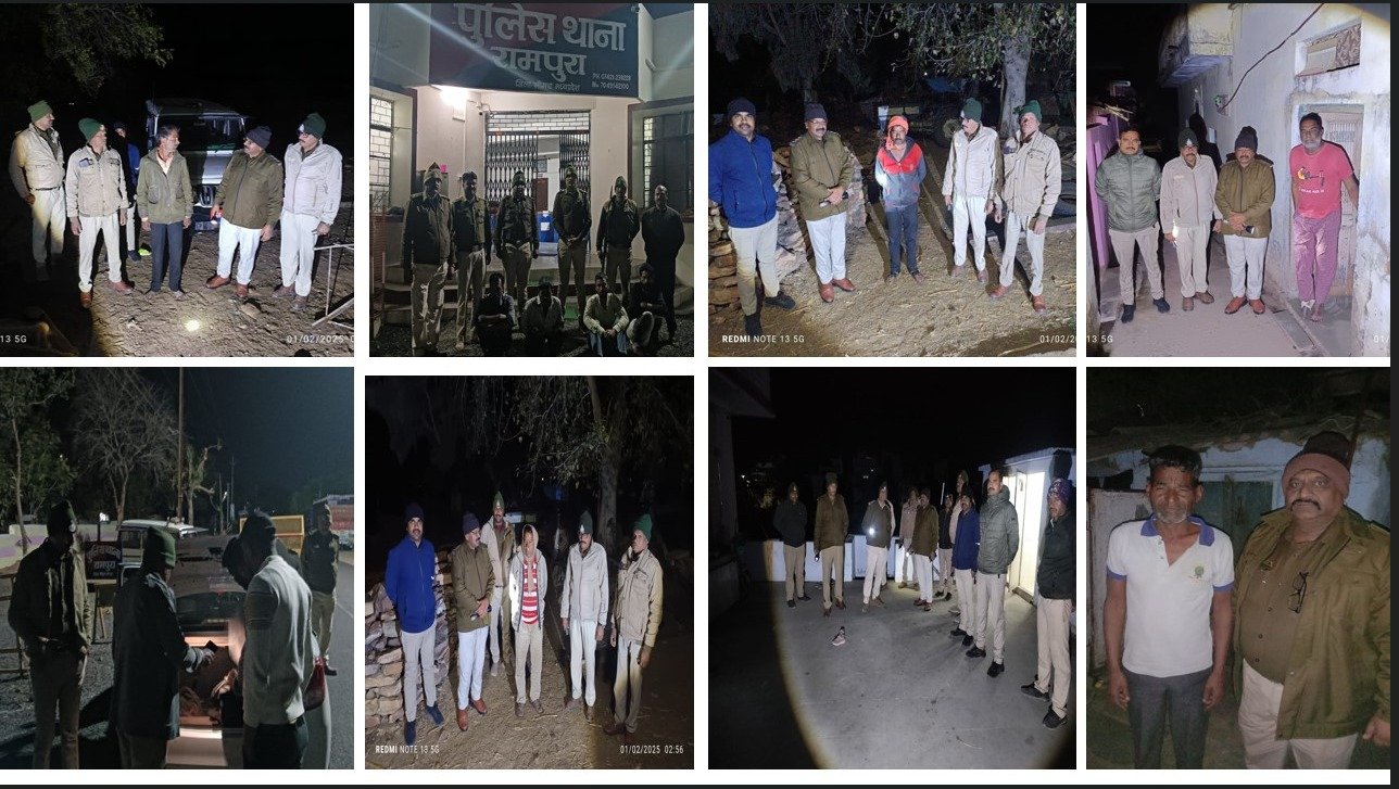 नीमच पुलिस की काॅम्बिंग गश्त में 129 वारंट तामील, 8 गुमशुदा बरामद 