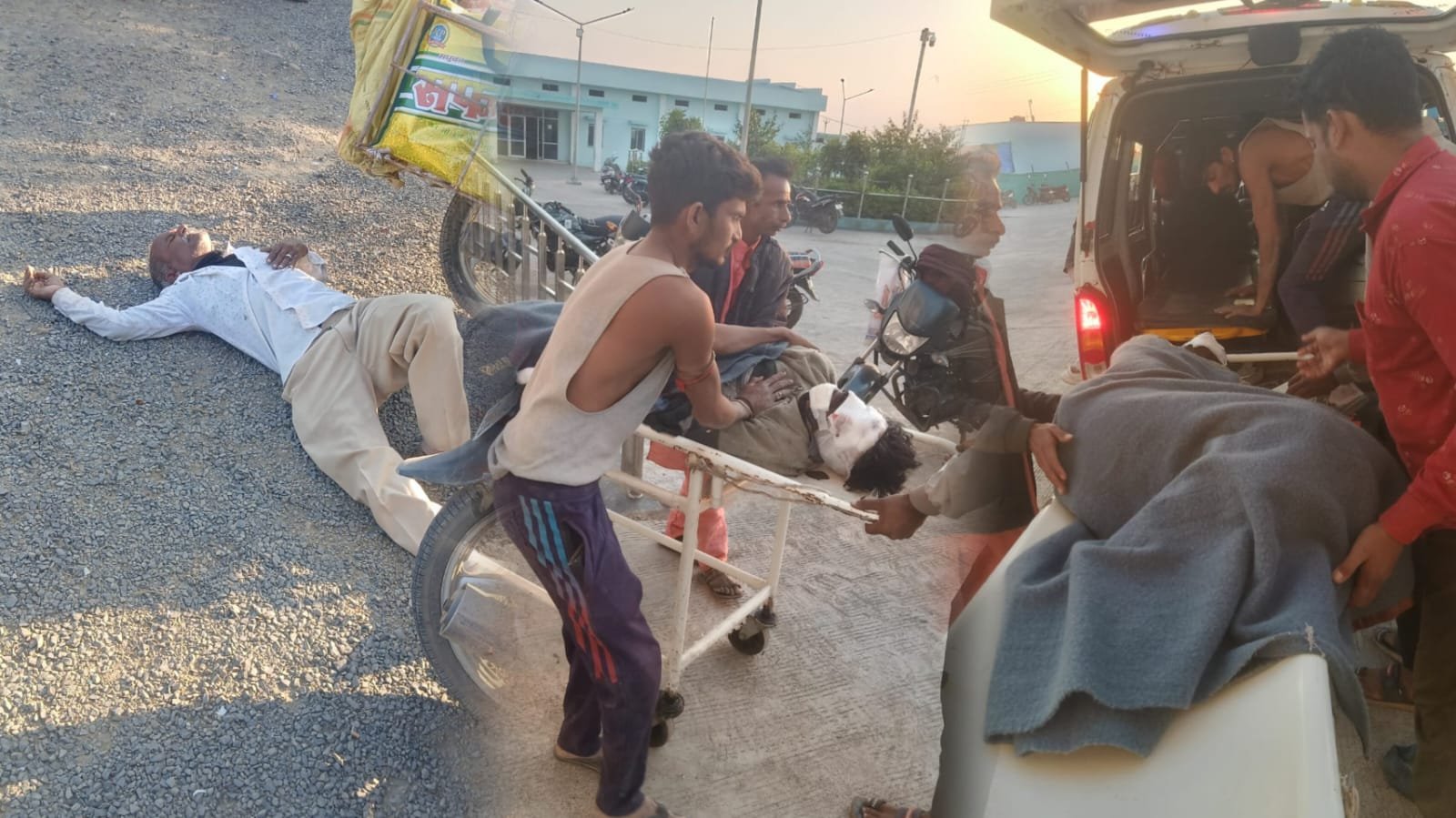 मनासा-पडदा मार्ग पर हुआ सड़क हादसा, दो बाइक की आमने-सामने भिड़ंत, दो बाइक चालक घायल, एक गंभीर